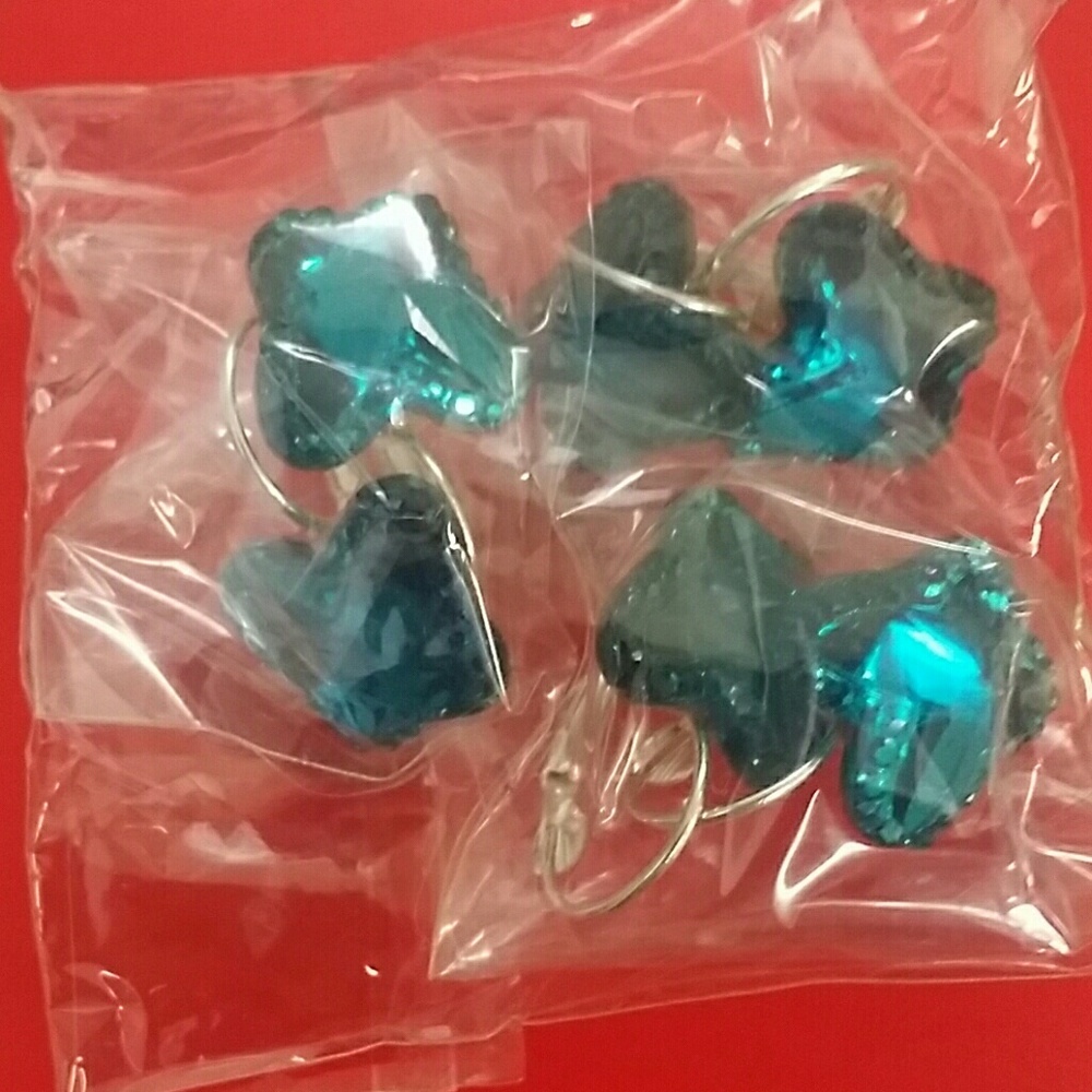 Set of 3 pair blue Butterfly earrings